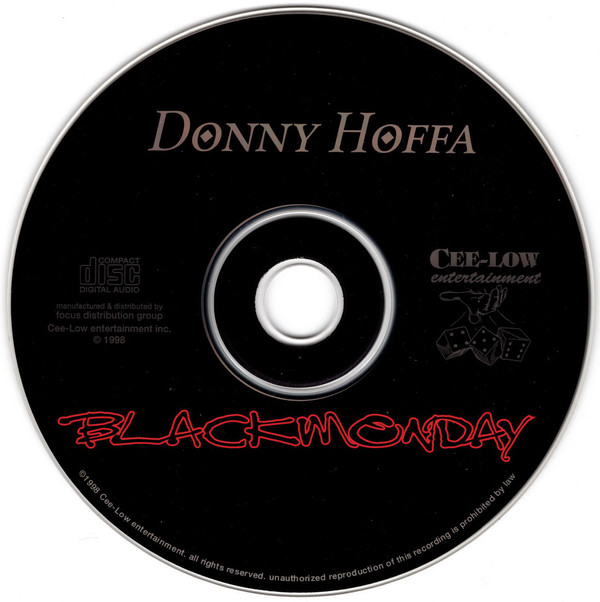 話題の最新アイテム DONNY (CD) MONDAY BLACK / HOFFA 洋楽